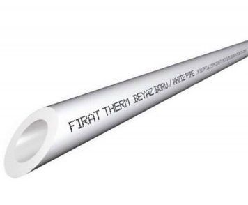 Труба полипропиленовая Firat 50 x 8,4 холодная вода PN 20 серая Турция 7505 фото
